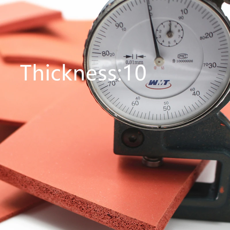 Silicone Rubber Sheet Plate Mat 0.1mm-4mm Thickness High Temp Resistance Pad