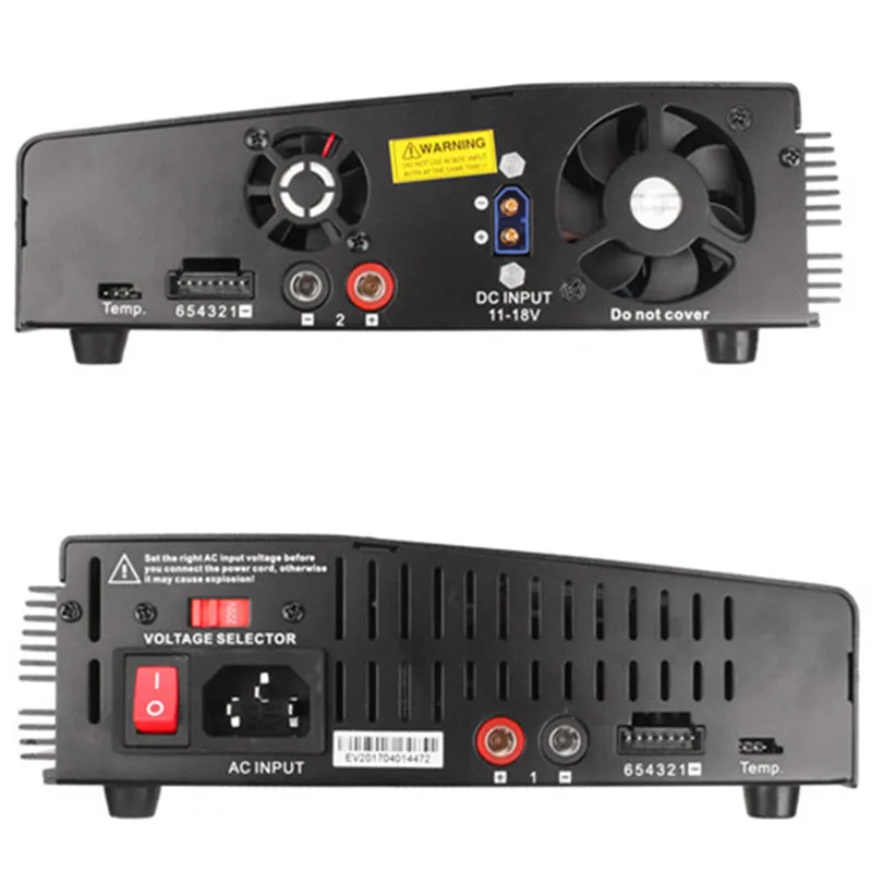 EV-PEAK CD3 2x200 W 25A Dual AC 110/220 V вход 1-6S LiPo зарядное устройство с двумя сенсорными экранами