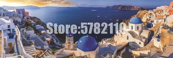

5D Diy Diamond Painting Cross Stitch Mosaic Diamond Embroidery Santorini Greece Ocean Art Full Drill Wall Stickers Canvas Gift