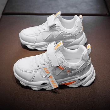 

Luxury Brand Child Sport Shoe Anti Slip Brand Shoes Sport Comfortable Walking Children Boy Shoes Cheap Kids Shoes Boy White
