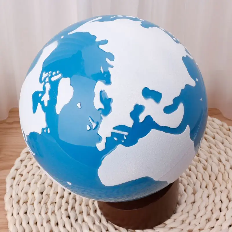 Монтессори географический материал Глобус частей мира Дети раннего обучения игрушка