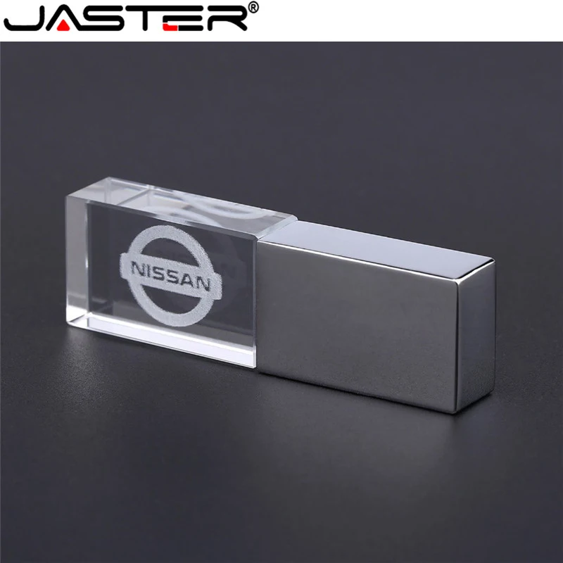 JASTER nissan kristal+ metalen USB флеш-накопитель 4 ГБ 8 ГБ 16 ГБ 32 ГБ 64 ГБ 128 Гб внешний Opslag карта памяти u диск