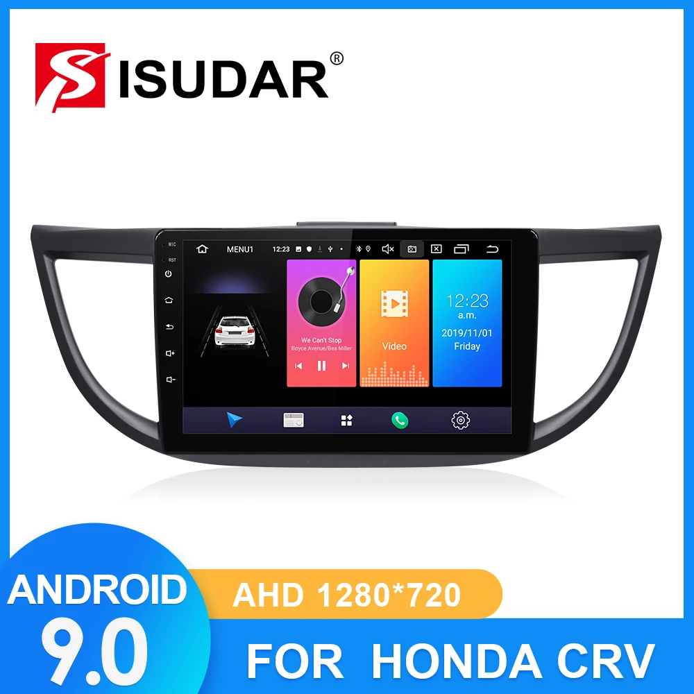 

ISUDAR Car Radio For HONDA/CRV/CR-V 2012-2016 2 din Android 9 Autoradio Multimedia GPS DVR Camera RAM 2GB ROM 32GB USB Radio IPS