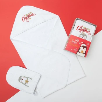 

Gift set "My first Crisrmas" towel 85x85 cm, mitten, 100% cotton 4539077