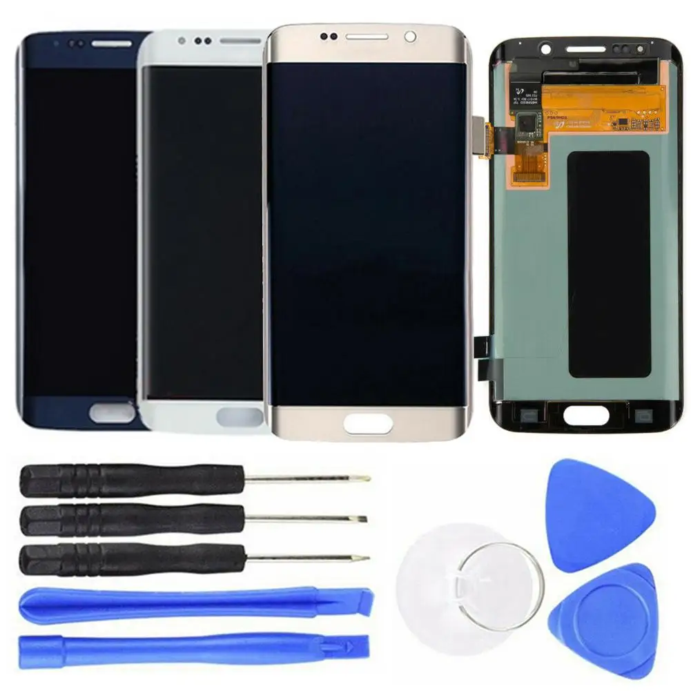 Детали дисплея телефона ЖК-сенсорный экран дигитайзер для Samsung Galaxy S6 Edge G925 |