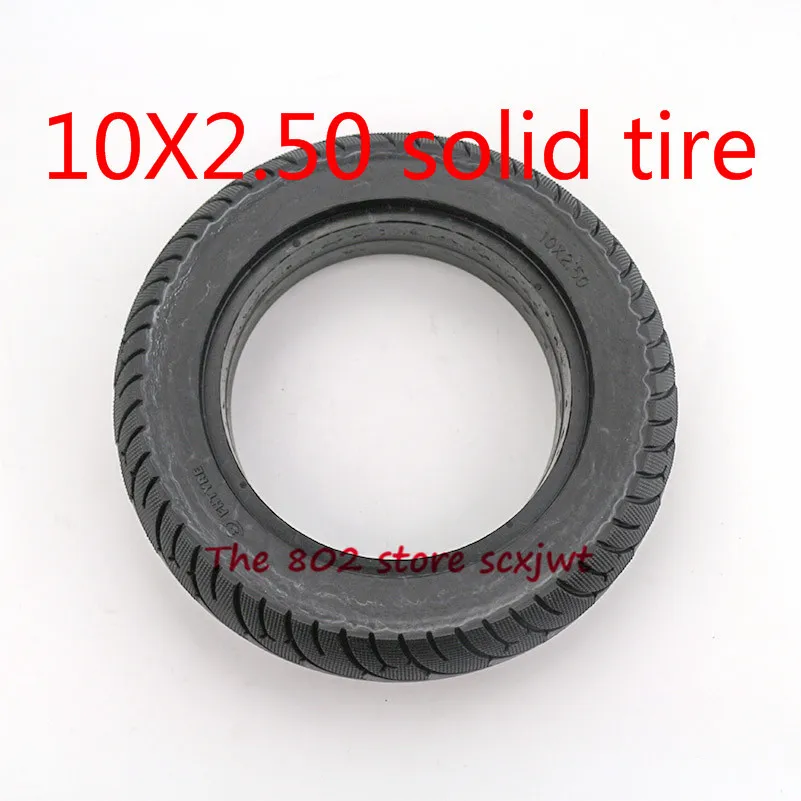 Lightning 10x2. 50 бескамерные колеса Tyres10* 2,50 Твердые Подкачка колес шины для электроскутера для электрических аксессуары для скутеров