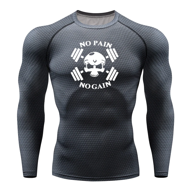 Мужская футболка для бега Gorilla Snake gym одежда фитнеса Топ Рашгард футбола