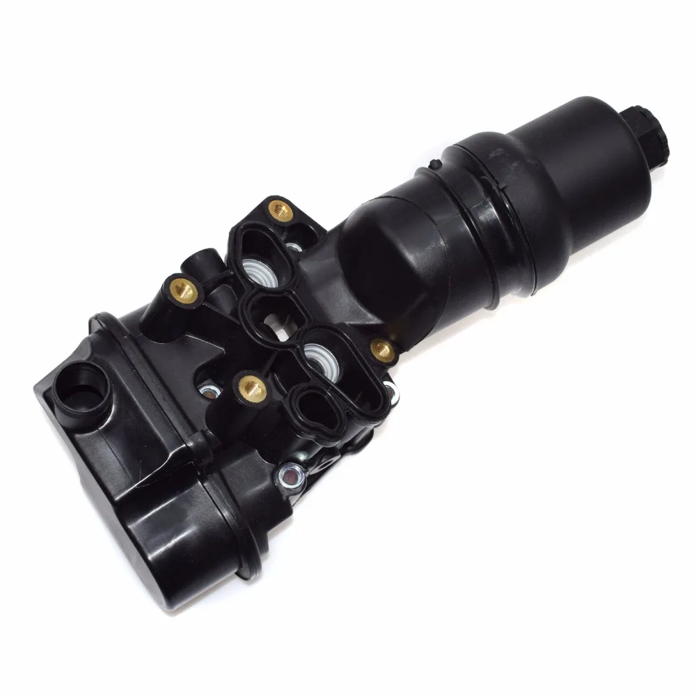 ISANCE Engine Oil Filter Housing Assembly 06F115397H For Volkswagen VW Golf Eos GTI Audi A3 TT Quattro & A4 & A4 Quattro 2.0L
