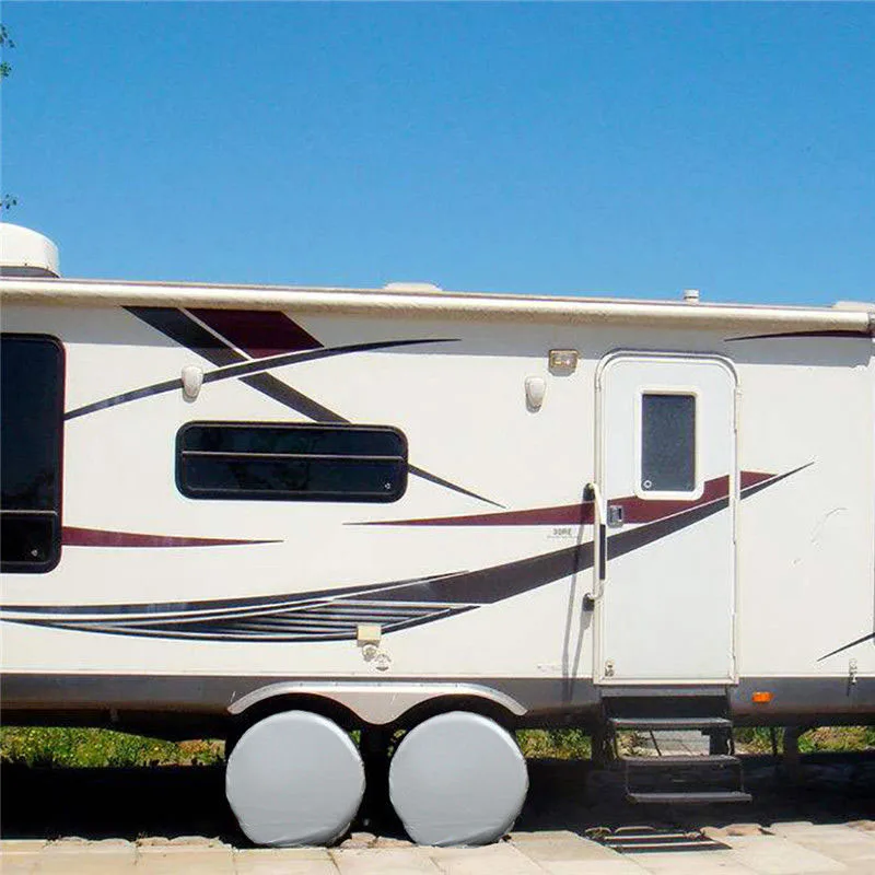 

2*27-29 Inches Wheel Tire Covers For RV Trailer Camper Car Truck Motor Home