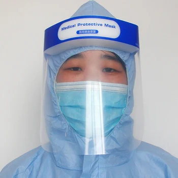 

Full-face Protective Face Shield Transparent Anti-fog Dust-proof Anti-UV Clear Safety Isolated Face Cover Anti Splash