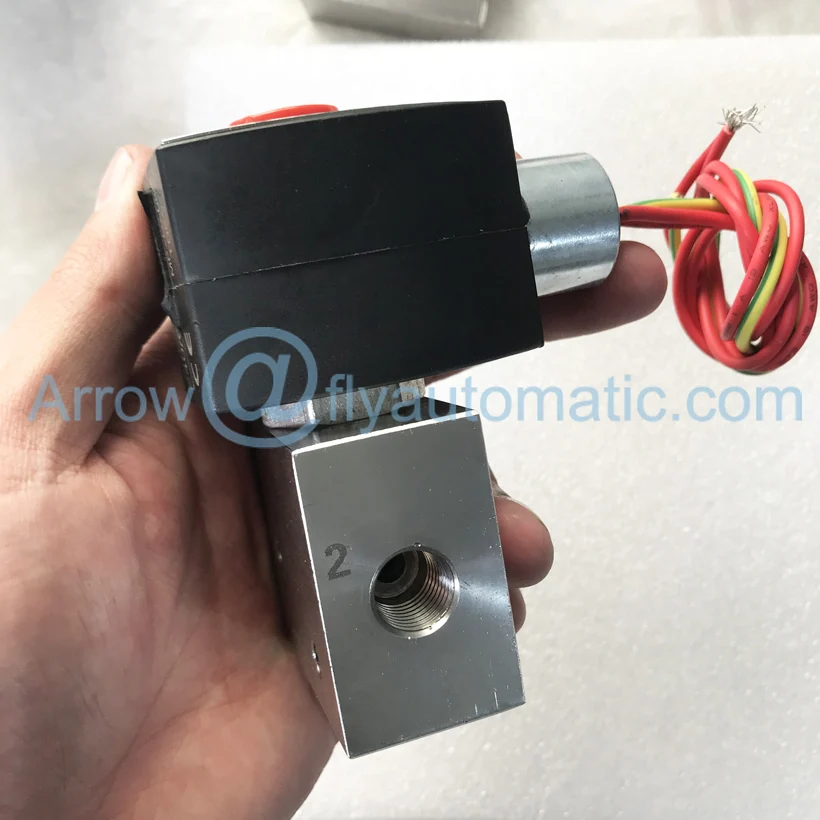 ASCO 8327B002 EF8327B002 1/" Нормально открытый 3/2 способов из нержавеющей стали Соленоидный клапан
