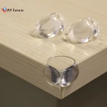 Protecteur de bord de Table en Silicone pour enfants, 4 pièces, couvercle de Protection de bord de coin de Table, bord anti collision pour enfants 