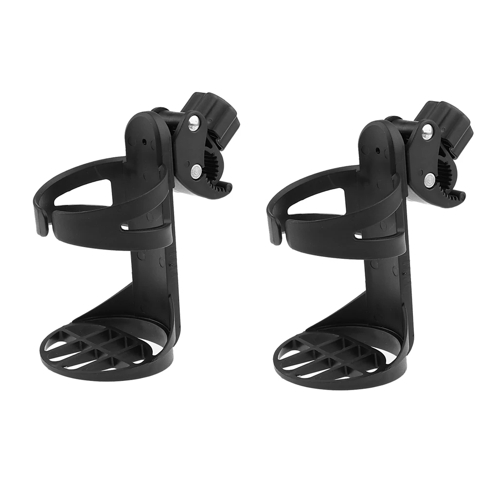 2pcs Clip-on Cup Holder For /Wheelchair/Rollator Elderly No Spill