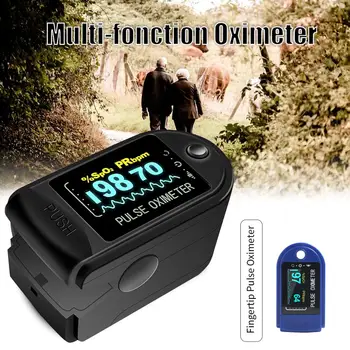 

Portable Finger Oximeter Fingertip PulseOximeter Medical Equipment With OLED Two-color Display Heart Rate Spo2 PR Pulse Oximeter