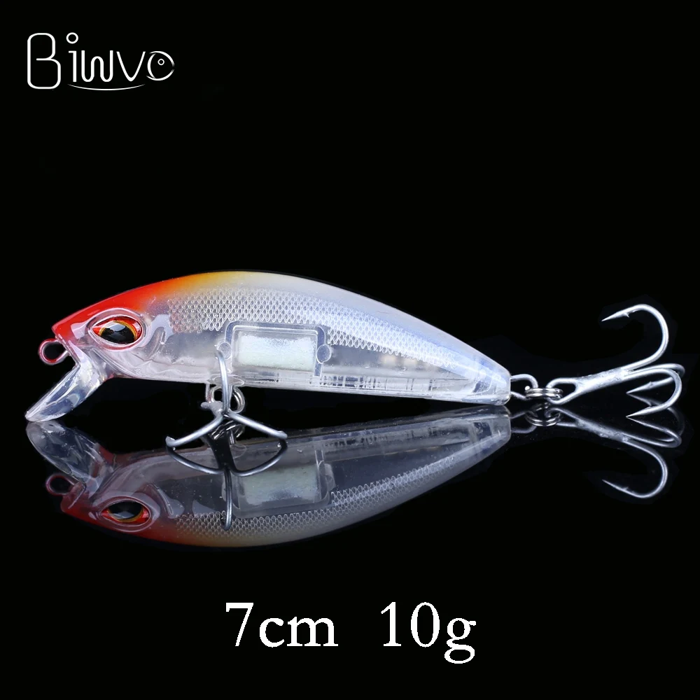 D Biwvo Swimbait рыболовные приманки жесткий гольян воблер кальмар Металл зима Спиннербейт Товары для рыбалки морской лед Воблер для троллинга - Цвет: D