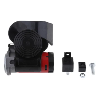 

12V Super Loud 135db Trumpet Air Horn for Car/Truck/Bus/Van Black