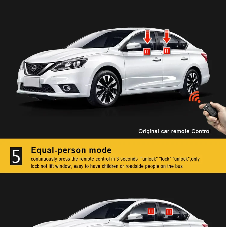 Car Power Window Roll up Window Closer For NISSAN Sentra Sylphy Remotely Close Window lifter Car glass closer