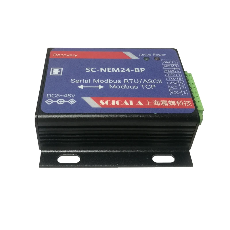 

New NEM24Modbus gateway RTU/ASCII to TCP serial server protocol conversion