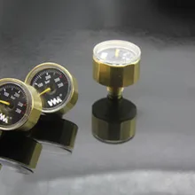 Медный M10* 1 G1/8 дюймов 350bar Мини манометр, ED черный и белый циферблат 28 мм Манометр