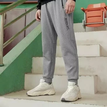  Original xiaomi mijia men's super soft velvet printed Wei pants zipper pocket men's sweatpants smar