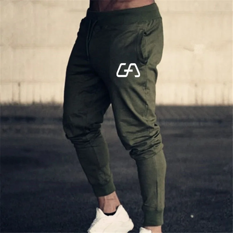 

Simple Stylish Men Cotton Casual Sport Gym Slim Fit Trousers Running Joggers Gym Sweat Long Pants Male Casual Pencil Pants M-XXX