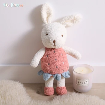 

Yeaknow Baby Plush Toy Soft Skin-friendly Cute Stuffed Animal Dolls High Quality Bunny panda bear Toys for Kids Birthday Gift