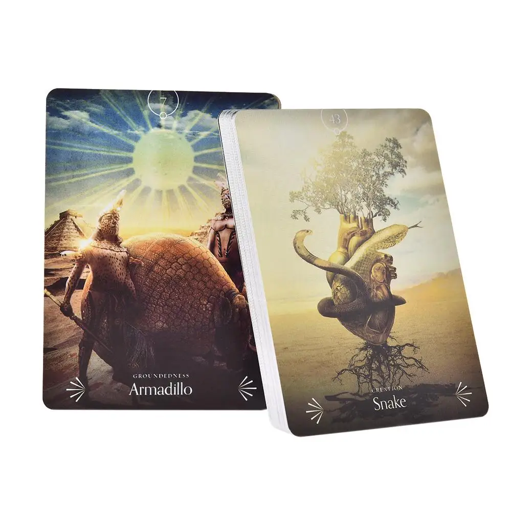 

Kids Tarot Cards Divine Animal Oracle Board Games Party Playing Card Guidance Divination Tarot Deck English For Family Gift