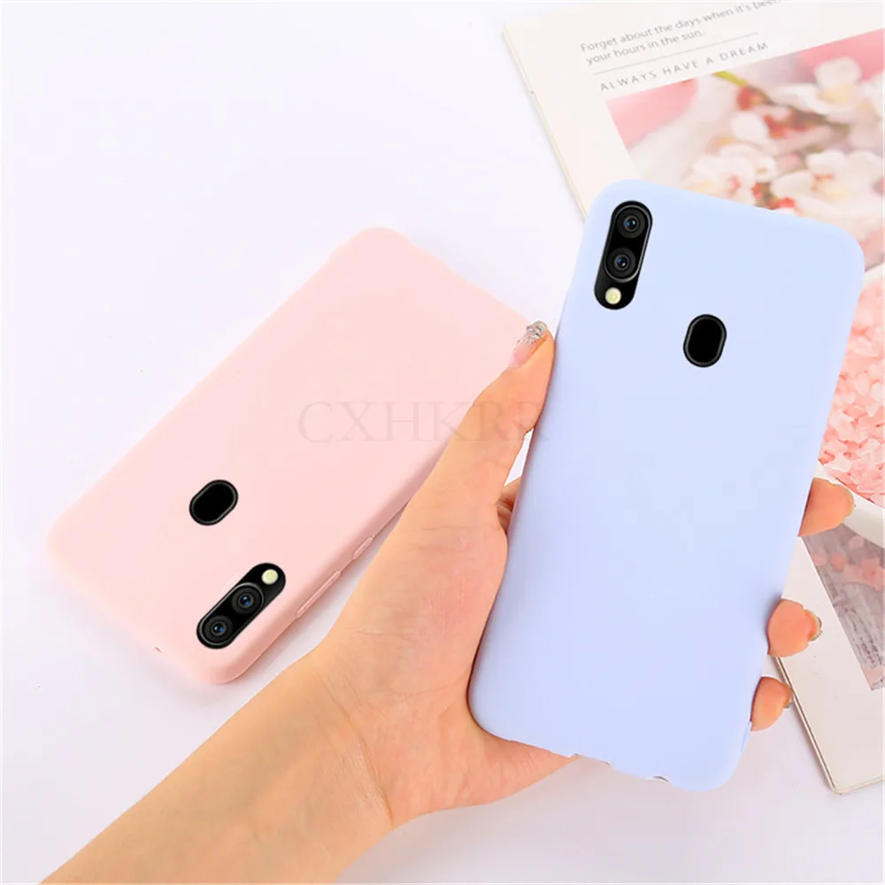 Яркий чехол для samsung Galaxy A10 A20 A30 A40 A50 A60 A70 A20, чехол s, мягкий силиконовый чехол