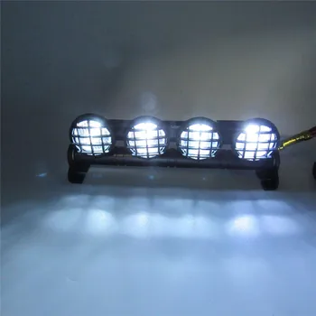 

LED Roof Light Bar Spotlight Searchlight for MN D90 D91 D99S RC Car Parts Accessories