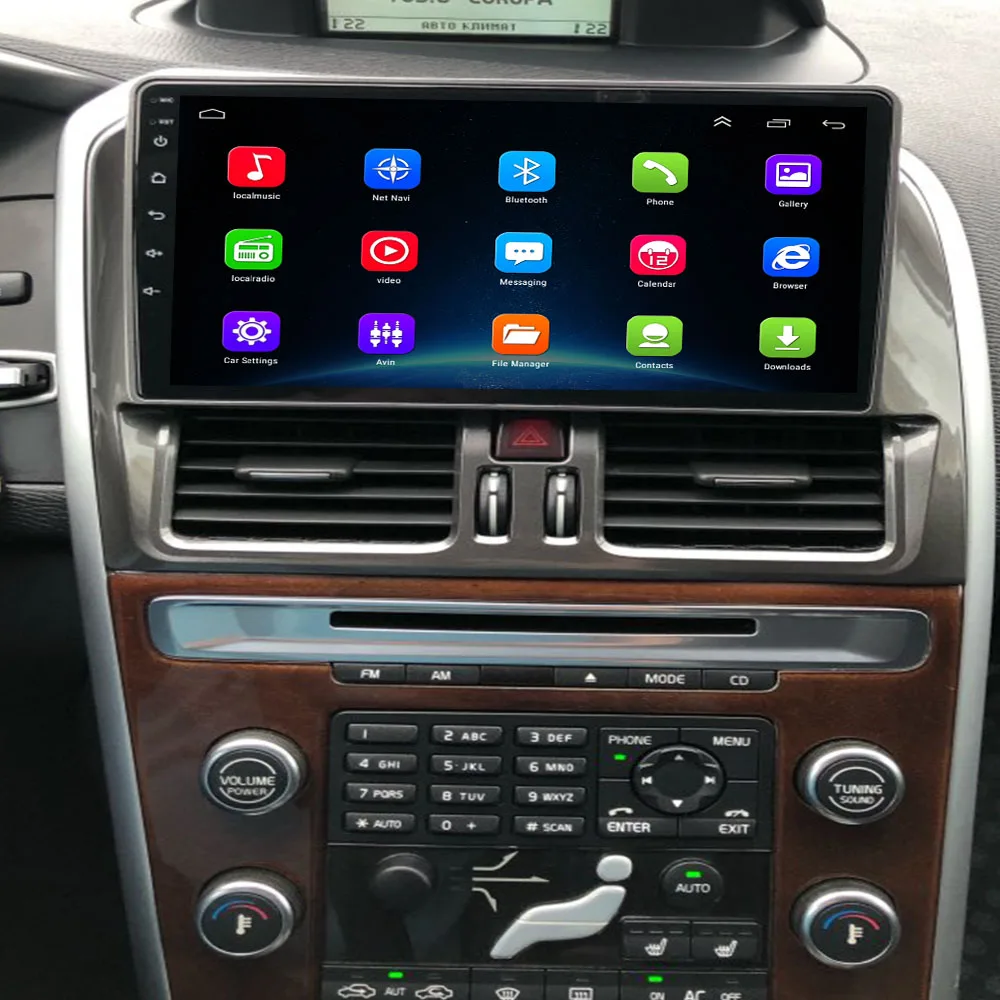 4G LTE Android 10 0 для Volvo XC60 2009 2010 2011 2012 Автомобильный мультимедийный стерео DVD-плеер