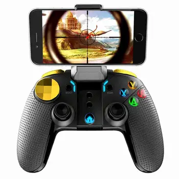 

BEESCLOVER Game Controller Wireless Gamepad Joystick Console with Phone Holder for Smart TV/ Phone