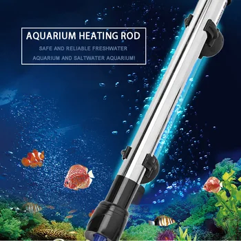 

Temperature Control Water Heating Rod Adjustable Heaters Fish Tanks Submersible for Household Bedroom Accessories