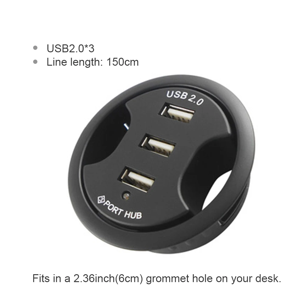 Usb Hub Usb3 0 Mount In Desk Multi Usb 2 0 Ports With Sd Tf Headphone Mircophone Adapter For Pc Tablet Multi Usb 3 0 Splitter