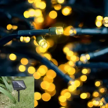 

22M 200LED Solar Plug Light String curtain ship from CZ EU