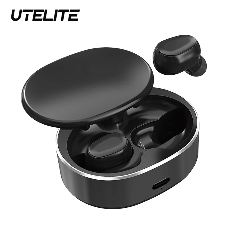 Беспроводные наушники UTELITE Bluetooth5.0 с дизайном слайдов сенсорным управлением