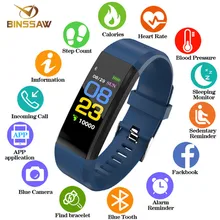 BINSSAW Smart Watch 2020 Men Women Wristwatch Sport Fitness tracker Pedometer Heart Rate Blood Pressure Watches LED Smartwatch