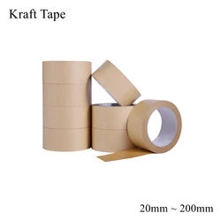 Kraft Tape Recyclable Gummed Paper Masking Box Carton Sealing Packing Brown Bundled Self Adhesive Environmental Protection