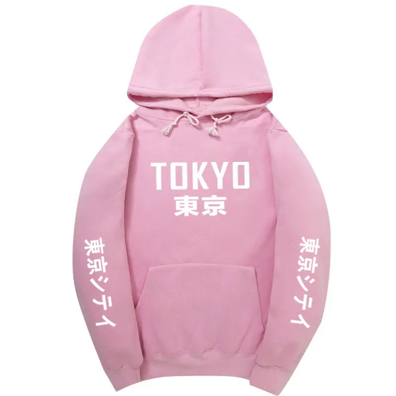pink MS418 Новая мода off white мужские толстовки Харадзюку толстовки с капюшоном с принтом города Токко пуловер Толстовка в стиле хип-хоп Уличная одежда Размер S-3XL - Цвет: pink MS418