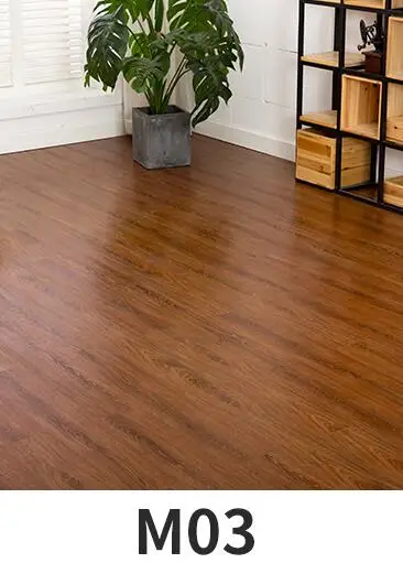 M03 Thick 1.8mm ПВХ клей для пола, Толстый водонепроницаемый износостойкий самоклеящийся деревянный пол, кожа, цемент, пол, наклейки для дома - Цвет: M03 Thick 1.8mm