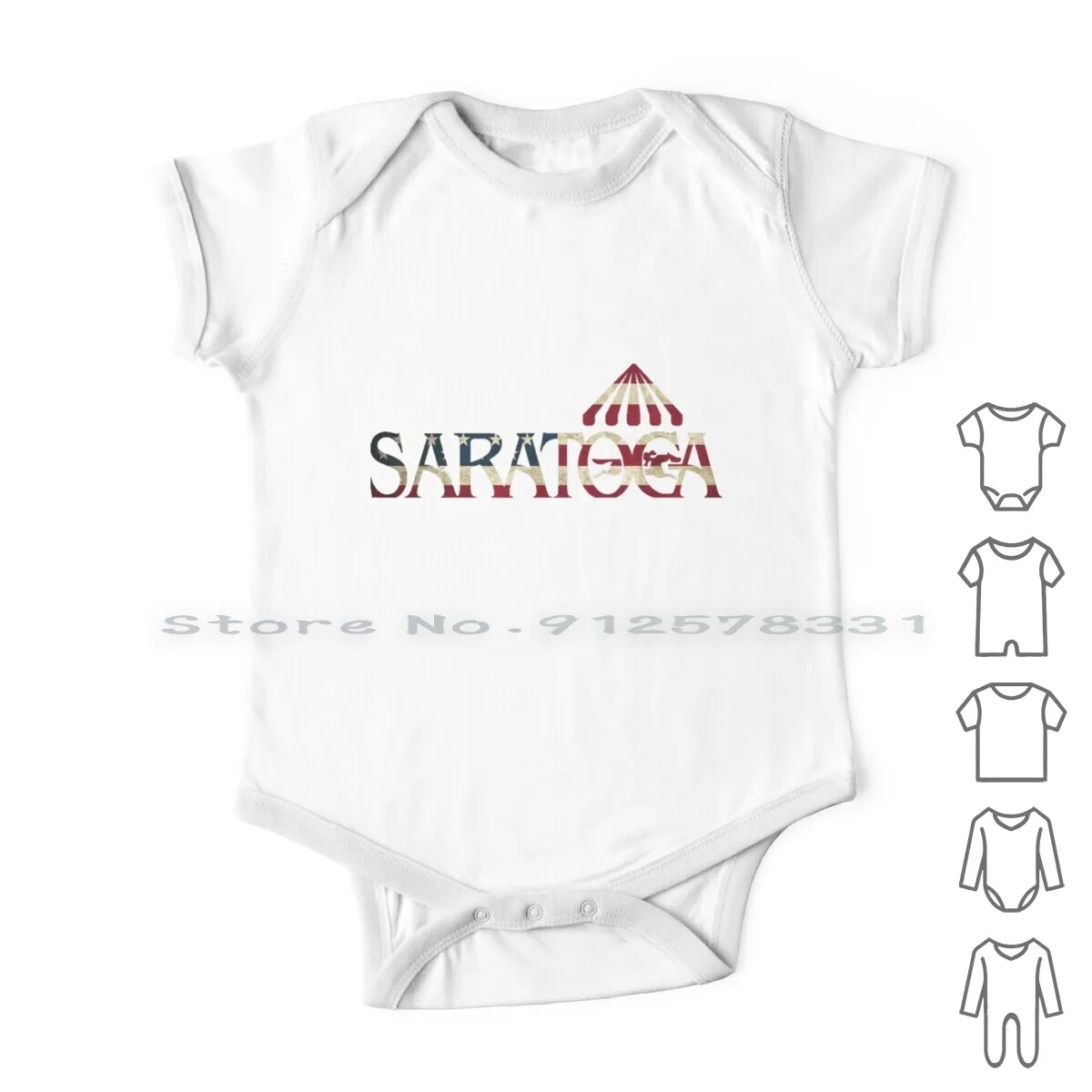 

Saratoga Springs Race Track American Flag Newborn Baby Clothes Rompers Cotton Jumpsuits American Flag Usa Saratoga Springs Race