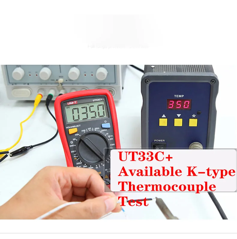 Uni-t UT33+ mini UT33A/B/C/D+ цифровой мультиметр Авто Диапазон размер ладони AC DC Вольтметр Амперметр измеритель емкости сопротивления
