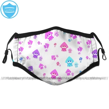 

Splatoon Figure Mouth Face Mask Splatoon Facial Mask Fashion Funny with 2 Filters for Adult