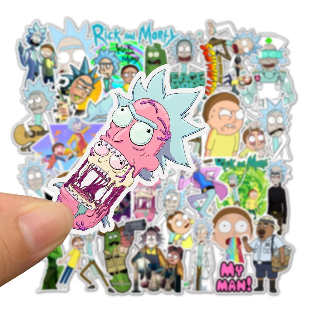 35 pcs/set Rick and Morty notebook laptop Waterproof sticker gift