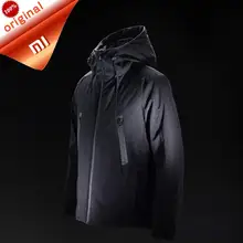 Xiaomi зимний теплый пуховик умный температурный контроль куртка Гусиный пух одежда можно стирать