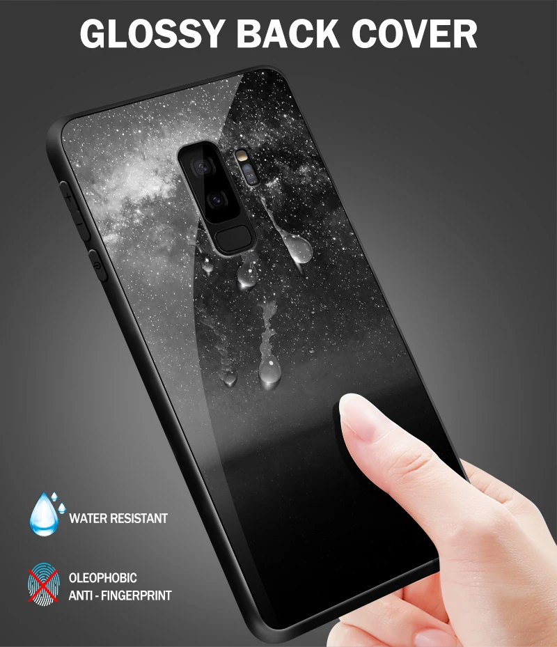 Для OnePlus 3 3t 5 5, 6 комплектов/партия, размер 6T 7 7 Pro закаленное стекло чехол для Samsung Galaxy S8 S9 S10 плюс бампер противоударный окрашены глубоких ракушками