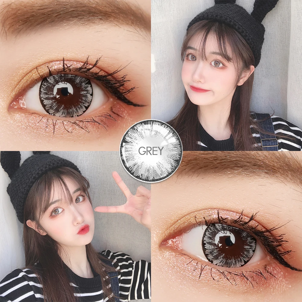 OVOLOOK 2pcs/пара линз Цвет ed контактные линзы для глаз MAXIY Девушка Серия 6 тон Dia 14 5 мм