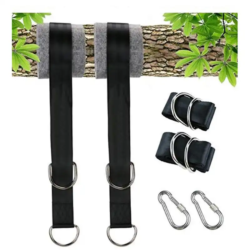 Tree Swing Straps 5Ft Adjustable Hanging Kit Heavy Strap For Tire Swings Hammocks Outdoor Hanger
