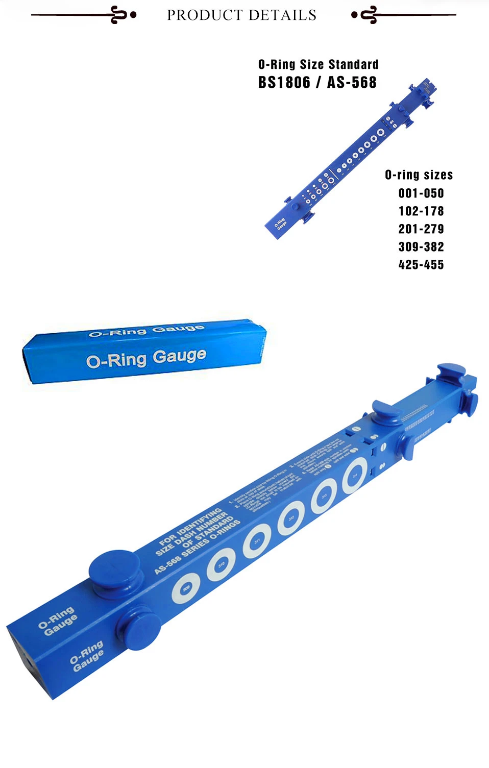 O-Ring Gauge Make Work Smart BLUE OPSG Pro Gage ( 1 ITEM