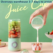 EZSOZO 500ML Electric Juicer Portable Smoothie Blender Cup Sixknife Mini Blenders USB Wireless Press Charging Manual Juicers Cup