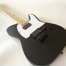 Hot selling black AS Jim Root signature electric guitar lock knob maple fingerboard high quality factory direct